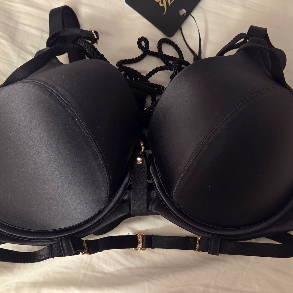 Honey Birdette Shibari Black Bra Size 34G - Picture 6 of 8